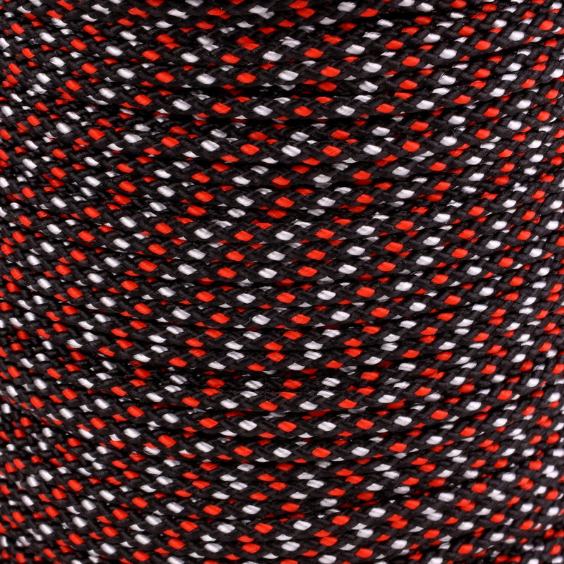1/16 - Black w/ Red & White Dots