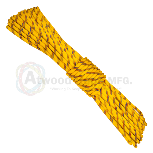 7 16 x 150ft static rappelling yellow blue red