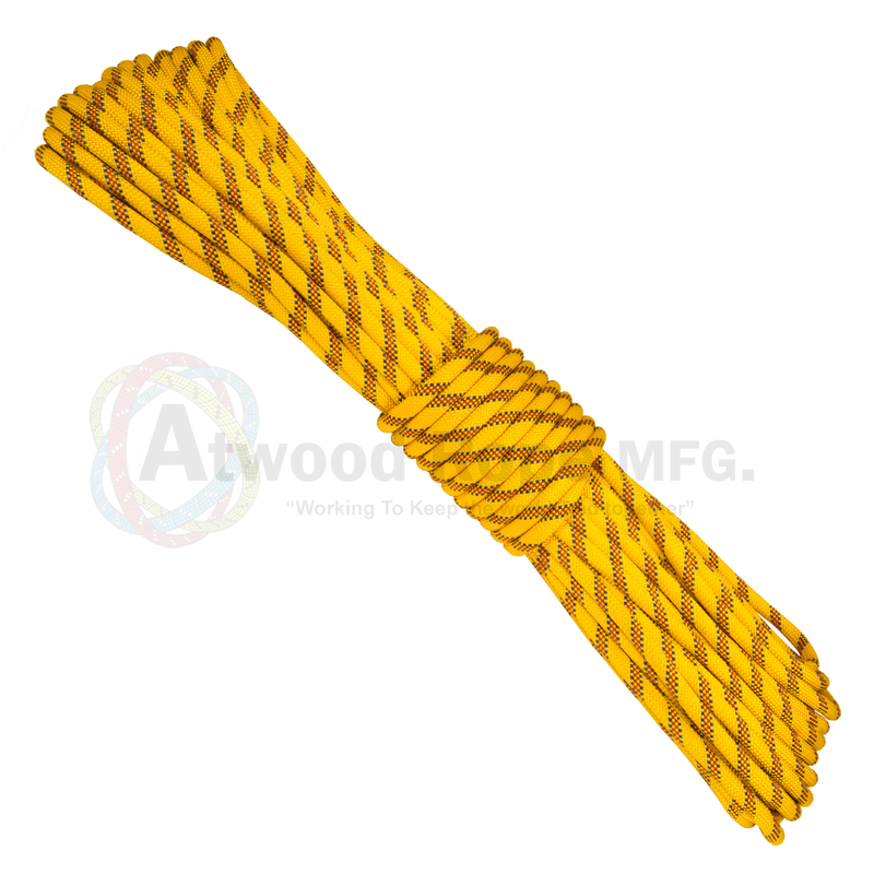 7 16 x 150ft static rappelling yellow blue red
